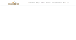 Desktop Screenshot of cerrodorado.com